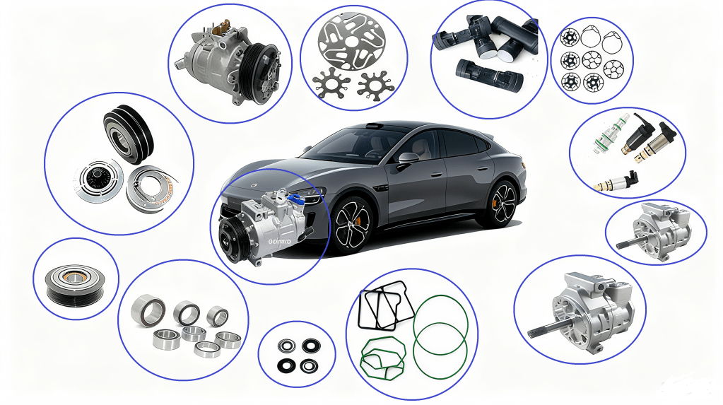 compressor parts for automotive uniang